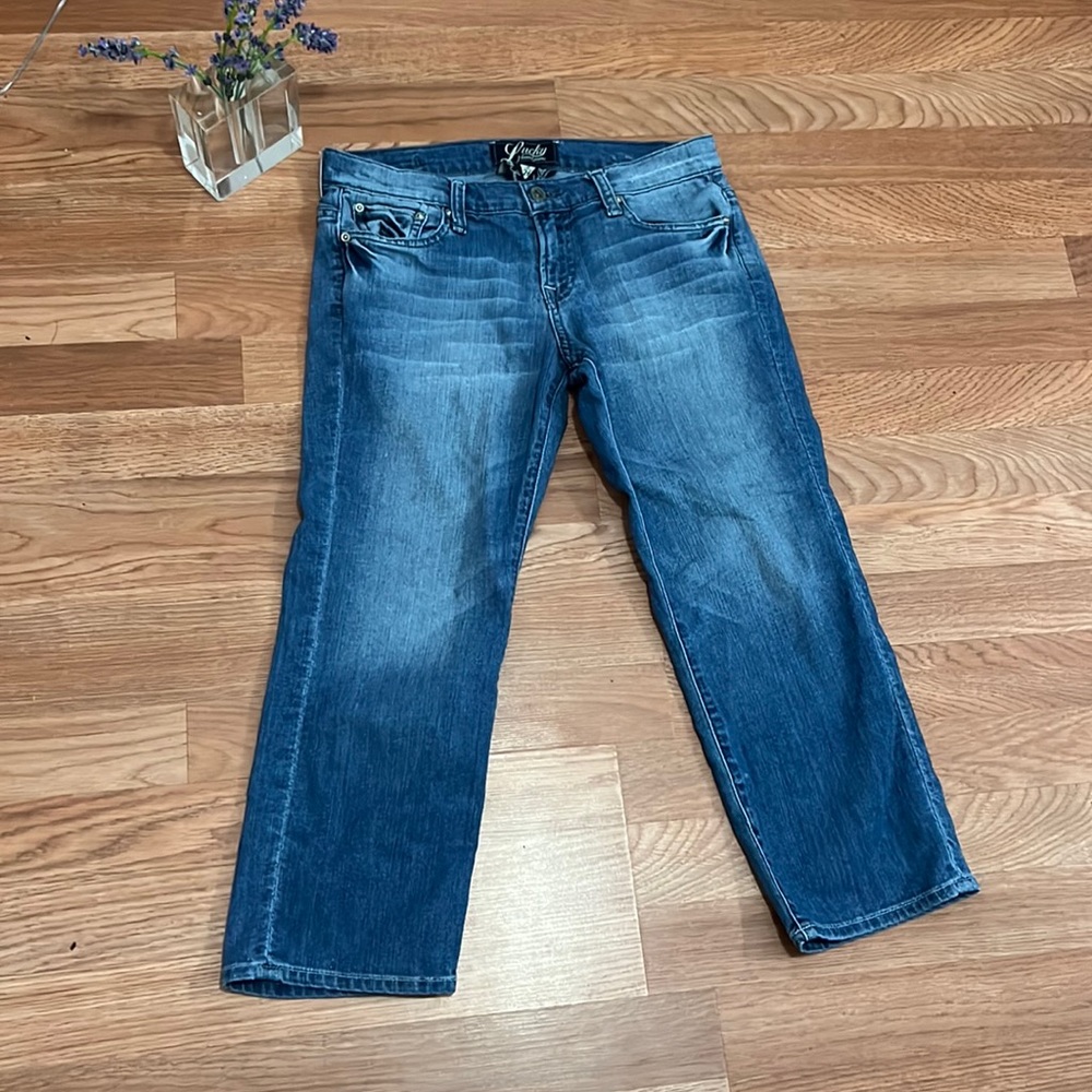 Lucky Brand Sherry Sweet N Low Cropped Jeans Sz 2/26